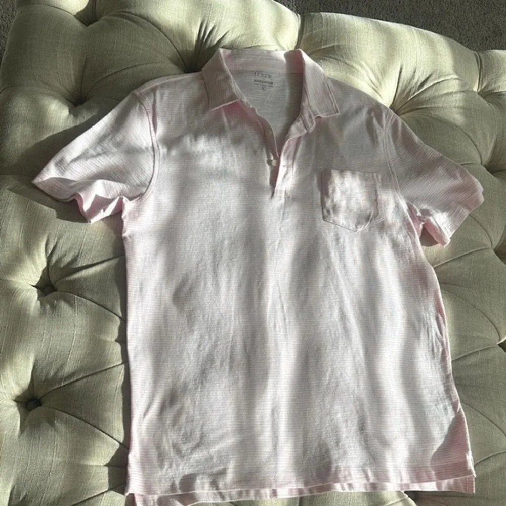 J. Crew Light Pink Polo Shirt